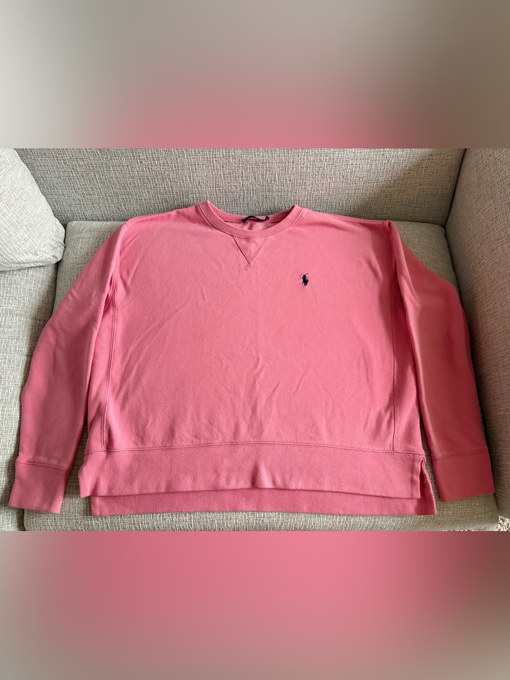Polo Ralph Lauren Women's  Fleece Crew Neck Sweatshirt Size Large - Picture 3 of 8